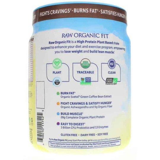 Raw Organic Fit High Protein for Weight Loss, GOL